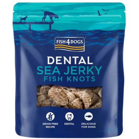 Fish4Dogs Snack dental Knots para perros 100g