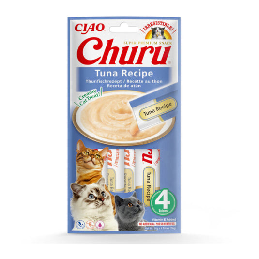Churu Snack Cremoso de Atun para gatos 14gx4 ud