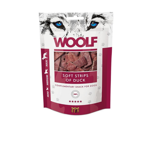 Woolf soft strips of duck 100 gr