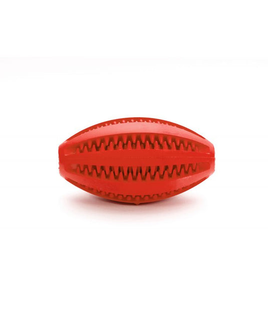 Pelota rugby dental para perro 11 cm