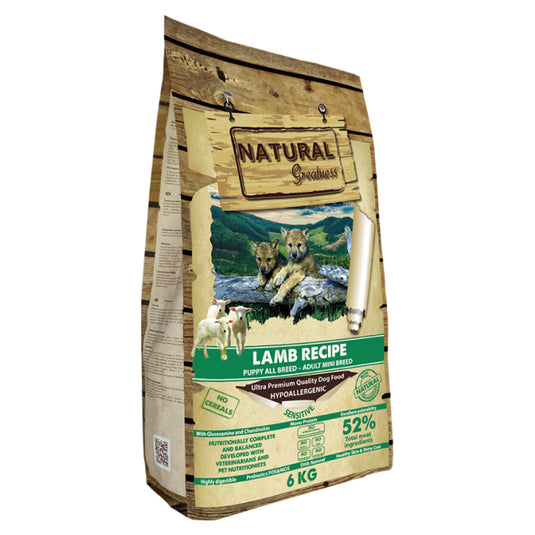 Receta sensitive cordero mini starter puppy y adult mini