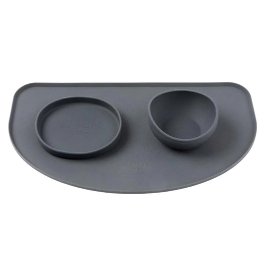 FuzzYard Life Silicone Feeding Mat - Slate Grey