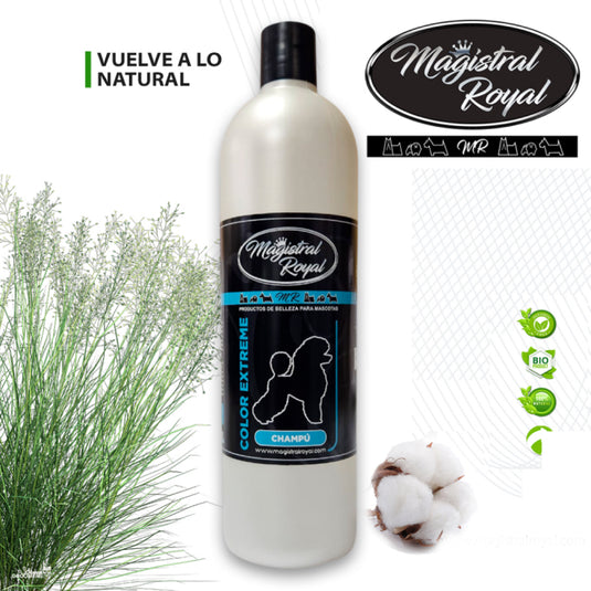 Champu Color xtrem- Para perro y gato. Pelo blanco, negro o dorado 0,50l Magistral Royal