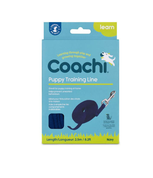 COACHI PUPPY TRAINING LINE AZUL 2.5M