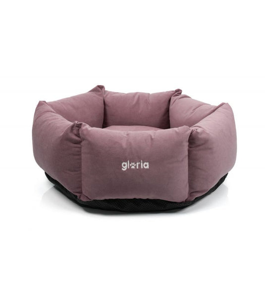 Cuna para Perro Hexagonal Hondarribia Rosa