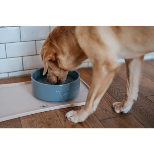 Comedero Ceramica Azul Osby Glaced