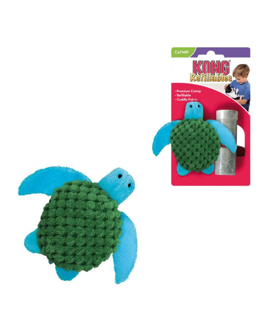 Juguete Kong refillable turtle para gato