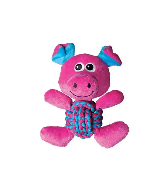 kong weave knots pig peluche perros