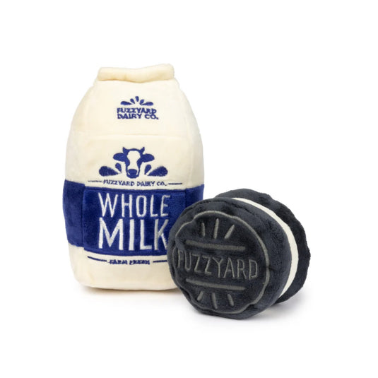 Pack 2 peluches Milk & Cookie Perfect Match - Juguete para perros