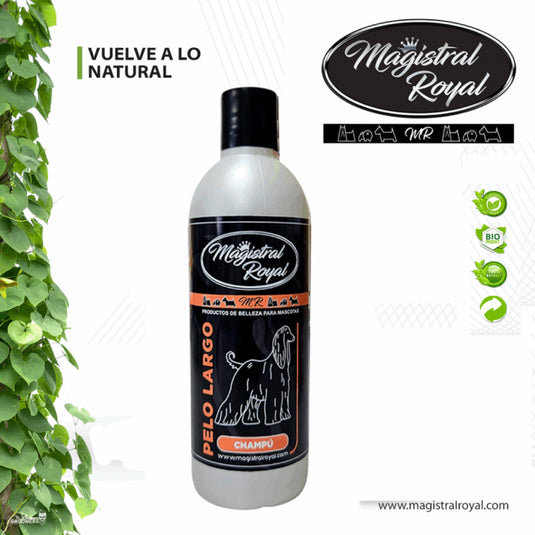 Champu pelo largo para perros 0,5 l Magistral Royal