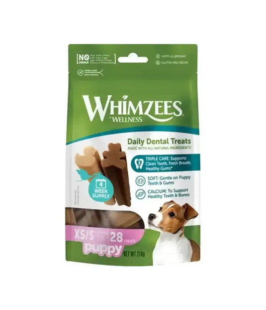 snack dental cachorro whimzees xs