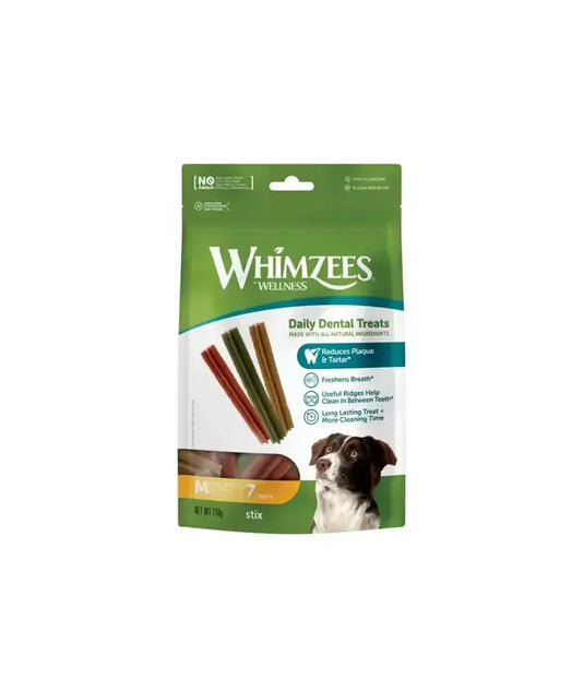 snack dental perro whimzees stix m