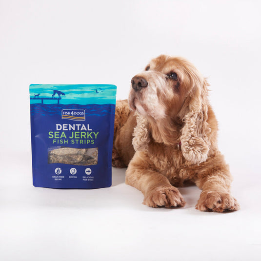 Fish4Dogs Snack dental Strips para perros 100g