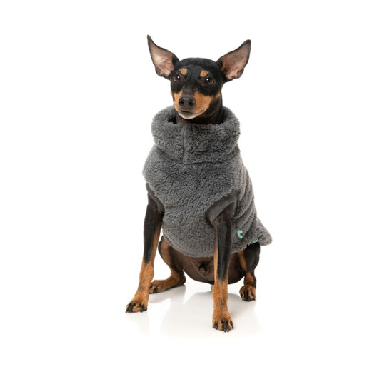 FuzzYard Sweater - Turtle Teddy - Charcoal